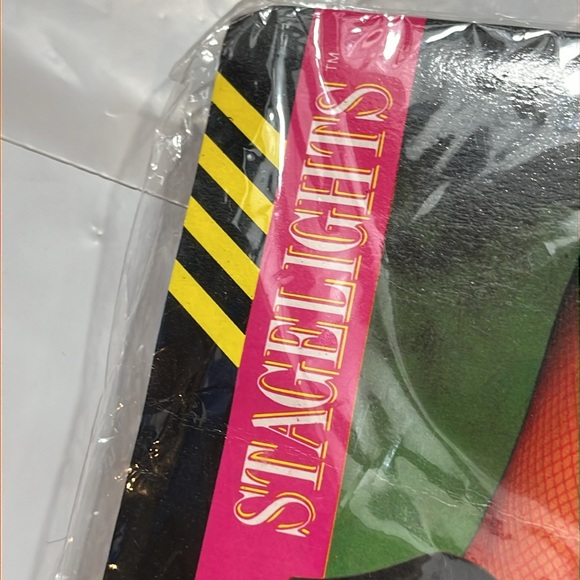 NEW RED Fish Net TIGHTS Pantyhose NYLONS dance sexy costume party Halloween new - Picture 4 of 10